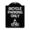 Signmission Bicycle Parking W/ Cycle and LockHeavy-Gauge Aluminum Architectural Sign, 24" x 18", BS-1824-24321 A-DES-BS-1824-24321 - alternate 1